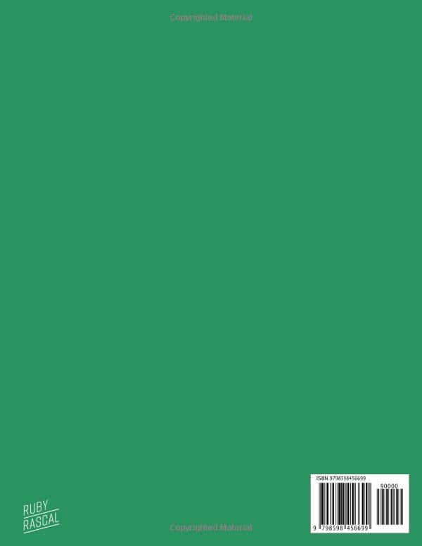 The Kelly Green Notebook. 120 Lined Pages. Large Size (8.5 x 11) - Image 2
