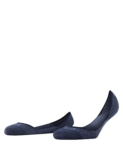 FALKE Women's Step Medium Cut No Show Socks, Sustainable Cotton, Blue (Navy Melange 6127), 8-9, 1 Pair