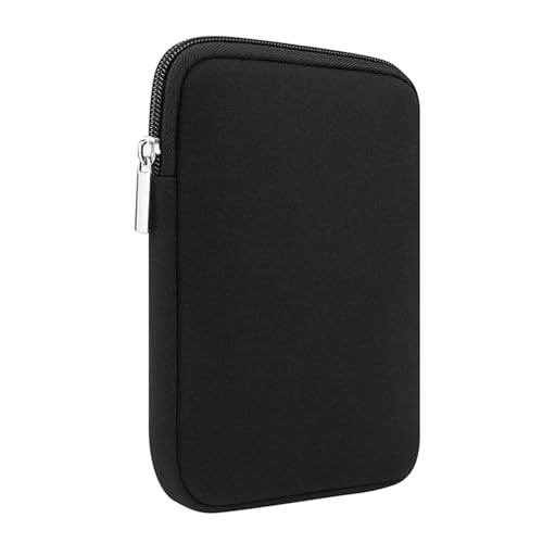 CNYUON Bolsa Protectora para Tableta Funda Suave for Tableta Ereader, Bolsa con Cremallera, Funda portátil for Tableta, Funda con Cremallera for Tableta(Black,11inch)