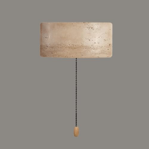 Aplique de pared rectangular con cadena de tiro para iluminar pasillos oscuros 2