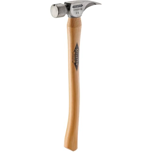 Stiletto Tools Inc TI14SC Titan 14 Oz Titanium Framing Hammer With Curved Handle