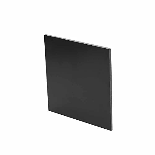 GOONSDS Tablero De Baquelita Fenólico Tablero Eléctrico De Aislamiento De 1 Pieza para Accesorios De Bricolaje De Laboratorio Y Piezas De Maquinaria De Perforación De PCB,Negro,250x250x3mm