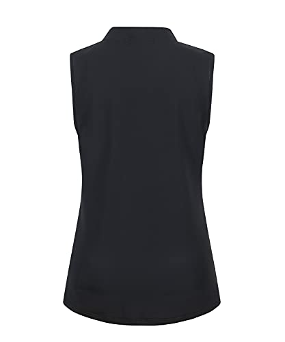 Image of Womens Sleeveless Golf Polo Shirts Lightweight Tennis Sport Tops
