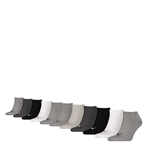 Preisvergleich Produktbild PUMA Herren Damen Sneaker Plain Füsslinge 11P (43-46, Grey Combo)