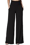 palazzo hosen kombinieren Die Hose mit high waist ist Vielseitig und kann leicht mit vielfältigen Oberteile getragen werden oder als Yogahose.