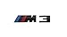 Original M3 Emblem Logo M-schwarz