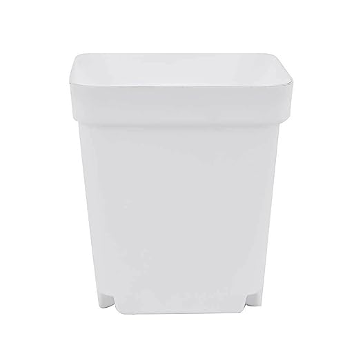 Ailan Maceta de Drenaje para Flores, 5 Piezas, Lavable, antioxidante, Transpirable, para el hogar, Oficina, balcón, jardinería, contenedor de plántulas, Accesorios, Blanco