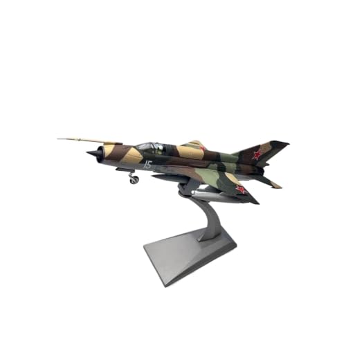 MiG-21 soviético réplica fundida a presión 1:72 para decoración de oficinas y estudios de historia
