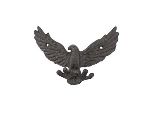 Handcrafted Nautical Decor Cast Iron Flying Eagle...
