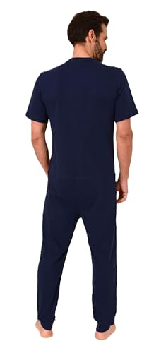 Men's Alzheimer's Clothing Nursing Jumpsuit Pajama short sleeve with zipper at leg3