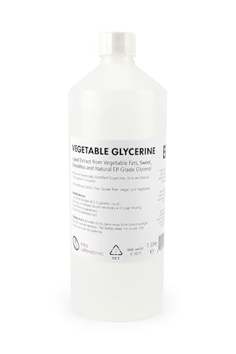 Vegetable Glycerine/Glycerol - 1 litre (L) - Ultra Pure Food Grade Liquid