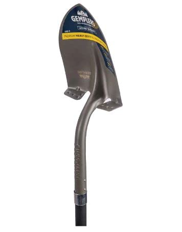 Gemplers Commercial Grade Round Point Shovel with Extended Socket (Fiberglass Handle, Measures 58