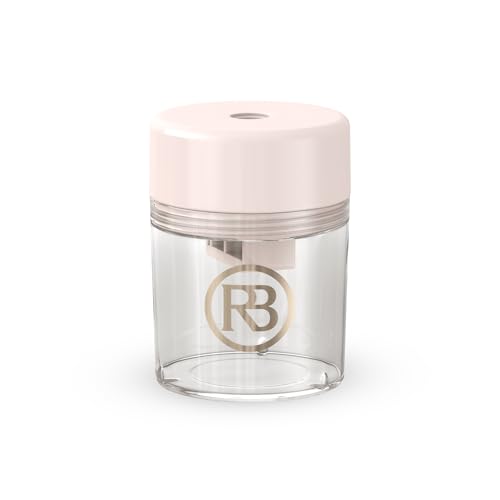 Image of Ravie Beauty Lip and Eye Liner Pencil Sharpener with German Blade and Mess Free Reservoir for Smooth Precise Tips, Travel Friendly for Standard Makeup Pencils (Pink)