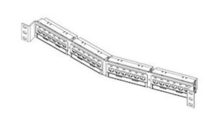 PPCA610U24 24-Port Angled Clarity 10G Patch Panel