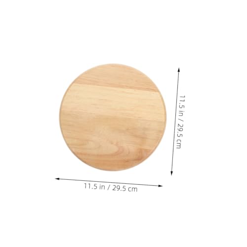Siège de remplacement rond en bois pour réparer un tabouret usé - 3