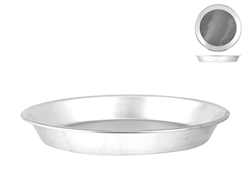 Habi Stampo Conico Basso Liscio Pasticceria In Alluminio Cm 24 Made In Italy, Grigio, 24Cm