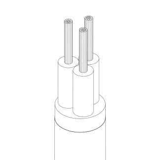 3 Core Round Cable 10 meter Vintage Italian Style 7mm Braided Electrical Cable with Earth Wire - Image 4