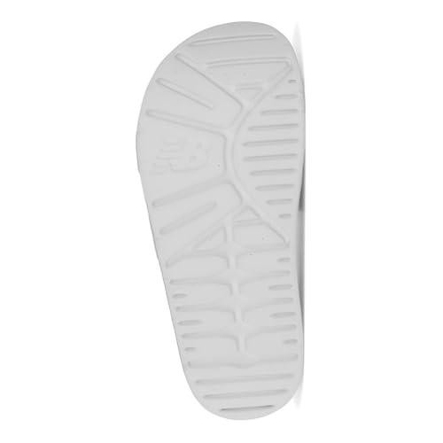 New Balance Men's Slide Sandal, White, One Size2