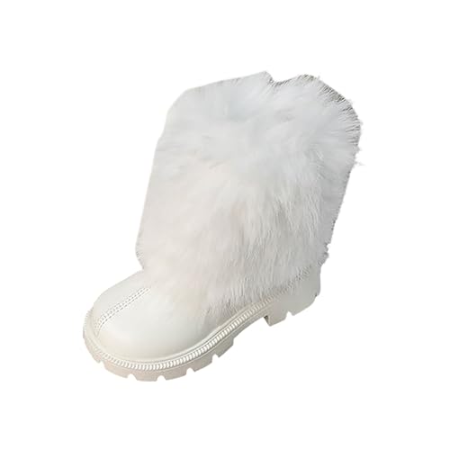 IWIHMIV Toddler Girls Ankle Boots Leather Outdoor High Top Short Riding Boots Non Slip Rubber Sole Casual Booties4