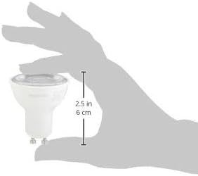 Amazon Basics 50W Equivalent, 3000K White, Dimmable, 10,000 Hour Lifetime, MR16 (GU10 Base) LED Light Bulb | 10-Pack