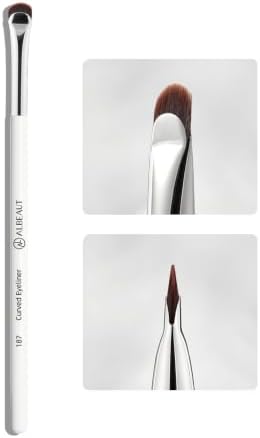 Albeaut Eyeliner Brush, Crescent-Shaped Eyeliner and Brow Brush