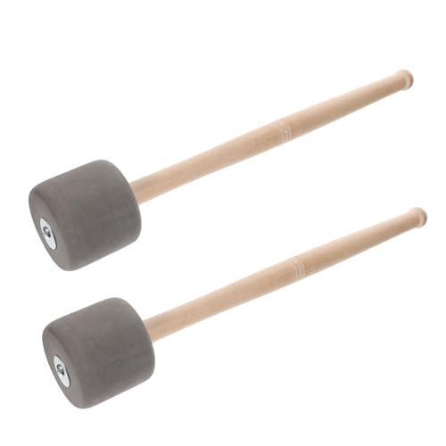 Abaodam 2 piezas de baquetas con mango de madera y agarre antideslizante para práctica de percusión para principiantes, estudiantes y músicos miniatura 1