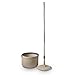 Produktbild Tower T869009MSH Duo Compact Spin Mop, integrierte Turbine, 2 interne Behälter, Latte & Grau