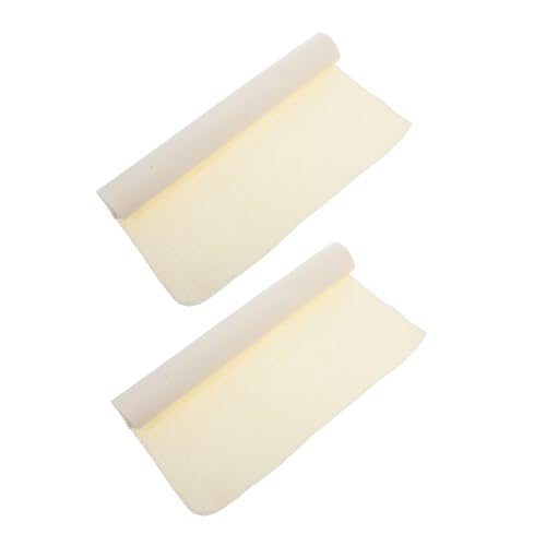 UKCOCO 2 Piezas Accesorios Para Hornear Pan Toallas Tela Pastelera Para Masa Herramientas Para Hornear Paño De Prueba De Lino Couche Masa Enrollable De Tela Pastelera Linaza Beige