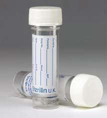Sterilin Specimen Bottle 30ml x 50 - with printed label 128B/FS