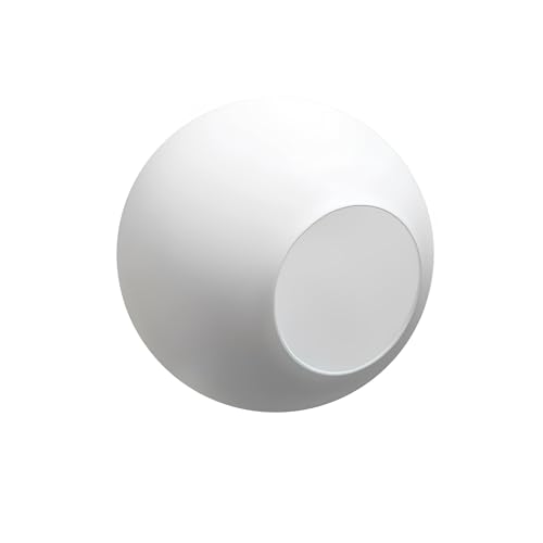 Image of KCO Lighting Replacement Glass Globe Shade,Modern White Lampshade Glass Accessories for Pendant Wall Sconces (White)