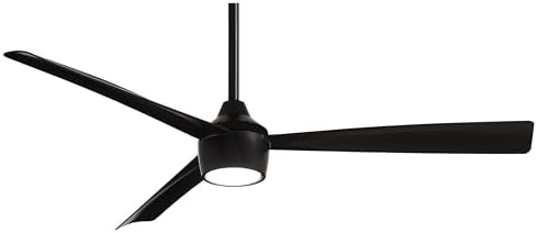 Minka-Aire F626L-CL Skinnie 56" Ceiling Fan with Integrated LED Light in Coal Finish