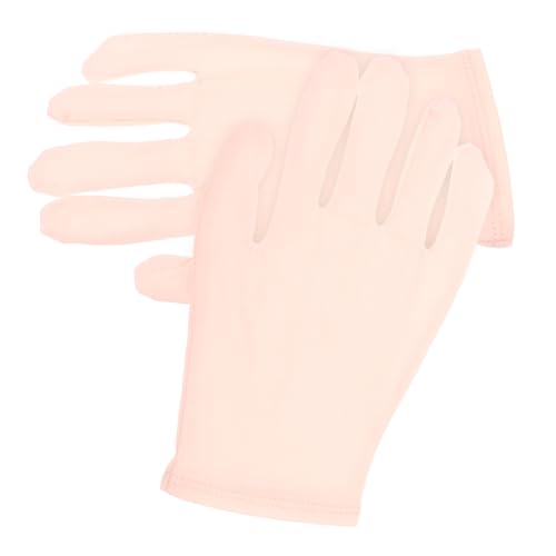 POPETPOP 2 Pairs Sleeping Gloves Hand Moistirizer Overnight Spa Gloves Moisturizing Mitts for Hand Skin Care