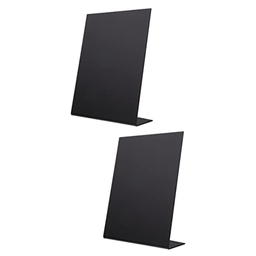 ERINGOGO 2 Pcs Acrylic Chalkboard Erase Feature Blackboard Sign for Home Office Cafe Wedding Decor