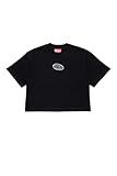 Diesel Boxy Jersey T-Shirt Branded with Oval D Logo