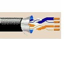 7933A 1 Reel 24 AWG 4 DataTuff Bonded-Pairs CAT5E CMR Riser Overall Shielded Industrial Ethernet Cable - Black - Belden (Units of 500 Feet)