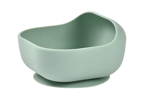 BÉABA, Bol Ventouse pour Enfant, 100% silicone, matière douce et très resistante, Adhère table/tablette chaise haute, Languette permettant de soulever...