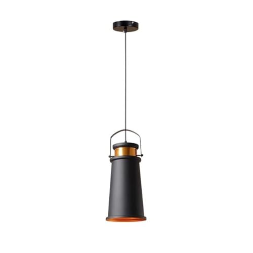 Lámpara de techo industrial dorada Hertl con acabados metálicos para diseño interior