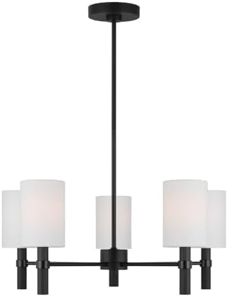 Scott Living DJC1135MBK Manor Medium Chandelier Midnight Black