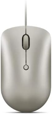 Lenovo 540 USB-C Wired Connection Computer Mouse for PC, Laptop, Computer with Windows or Chrome OS - Ambidextrous Design - 4 Button - Compact Size -Sand Sand Compact image 2 of 8 B09LRDJSGR