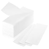 200 Stück Vliesstreifen für Warmwachs und Zuckerpaste, Vliesstoff Wachsstreifen für Haarentfernung, für jede Art von Depilation auf Bein, Arme, Achsel, Rücken, Gesicht