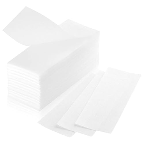 200 Piezas Bandas de cera no tejidas profesionales, Bandas Depilatorias, para Todo Tipo de Cera para Depilación Facial y Corporal Papel de Tira Depilación