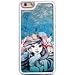 Dynamic Quicksand Glitter Phone Case Cover For iPhone 6S / 6 - Blue Beautiful Little Mermaid Princess