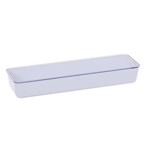 ROMISBABA Caja Organizadora para Utensilios de Cocina de Plástico Blanco Contenedor para Cubiertos y Palillos Almacenaje Limpio y Práctico para Hogar y Restaurante