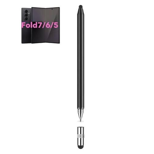 3-in-1 Stylus Pen for Samsung Galaxy Z Fold 7 5G Fold Edition S Pen Compatible with Galaxy Z Fold7 Fold 6 S Pen (3-in-1/Black)