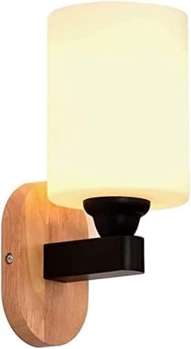 KBUUKYYXouy Wall Sconce, Wall Lamps,Wall Sconce Headboard Lighting Fixture Wall Lamp with Glass Lampshade, Bedroom Bedside Living Room Bedside Corridor Aisle Single Head Wall Light