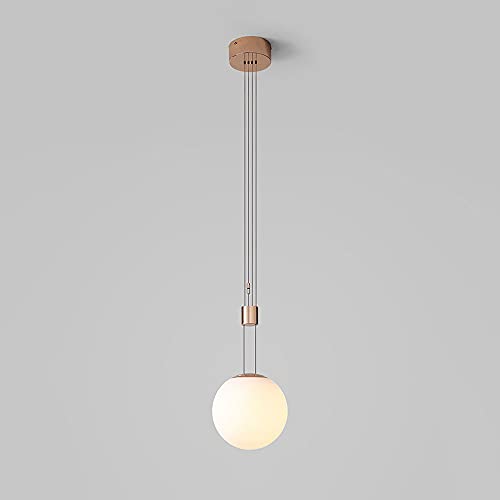 Suspension LED en verre pour illuminer votre salon chaleureux