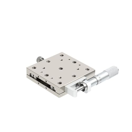 WAYOJO High-Precision Stainless Steel Translation Stage, Scientific Research Experiment Moving Stage, Micrometer Manual Fine-Tuning Stage (Size : HTCS65-L 65 * 65 X ±12.5)