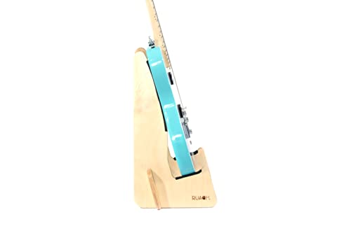 Ruach GS-7 Support pour guitare électrique et basse en bouleau - Les Beatles, Paul McCartney, John Lennon, RIngo Starr, George Harrison Ruach GS-7 Support pour guitare électrique et basse en bouleau