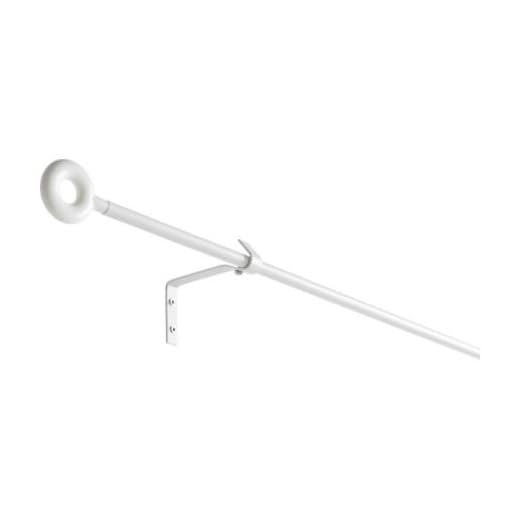 Conjunto de barra de la cortina - IKEA IRJA, blanco - 140 cm