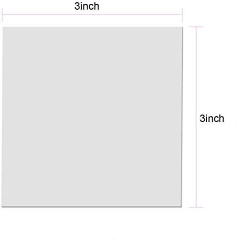 Gunwon 100pcs Transparent Sticky Notes, Self-Stick Note Pads, Transparent Self Adhesive Removable Notes, Perfect for Studying and Writing in Text Books, Office, School (75*75mm) - Image 8
